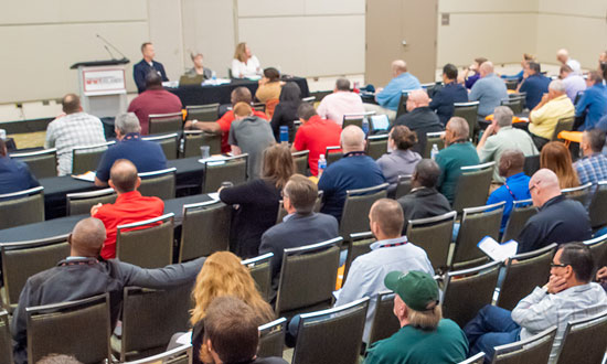 guests attending conference